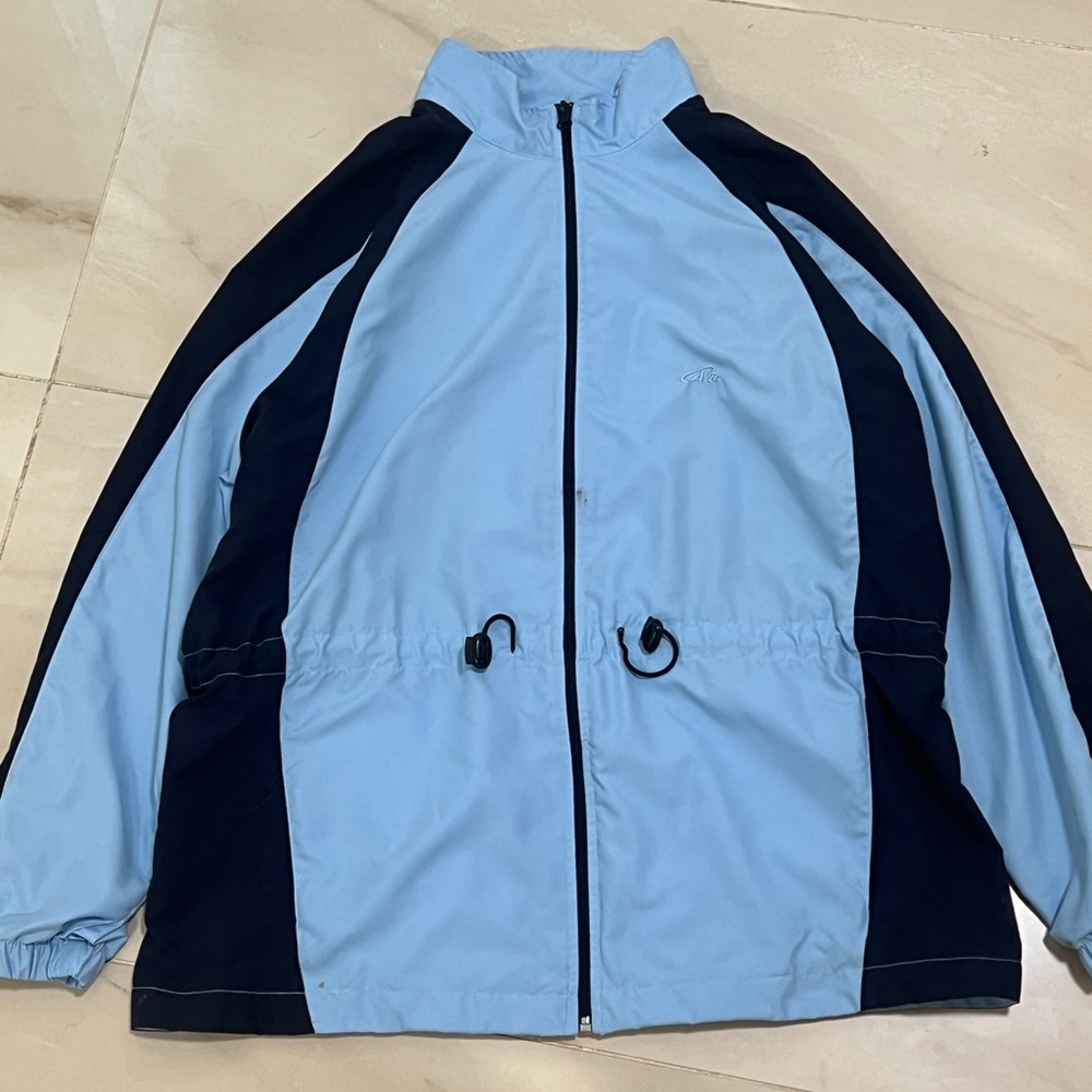 Avia light blue colorblock windbreaker